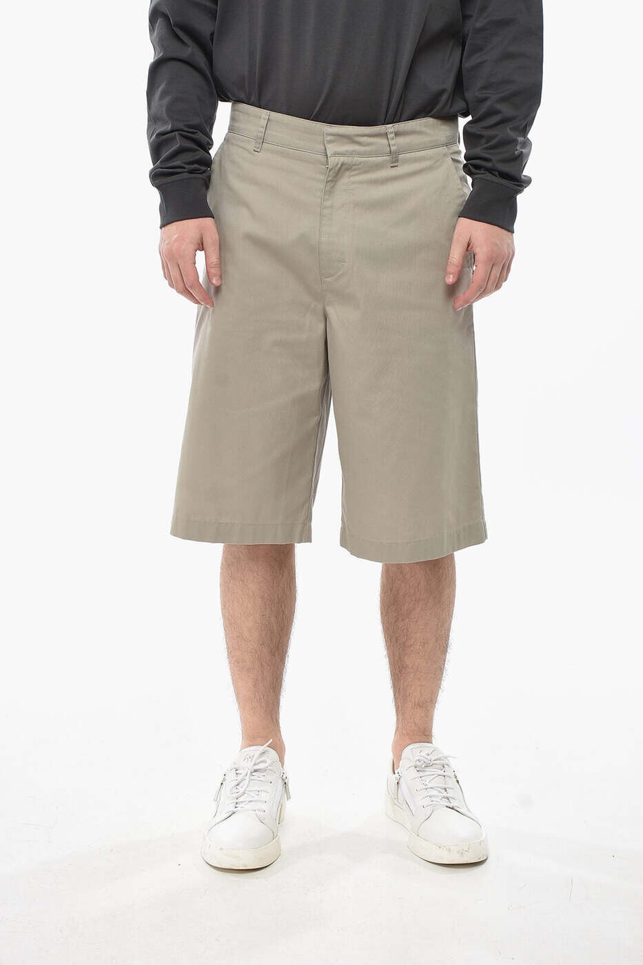 ジバンシィ GIVENCHY ショーツ メンズ グレー Shorts BM51CS14YJ 099 関税 送料無料 dk｜BRANDSHOP「il Tesoro」