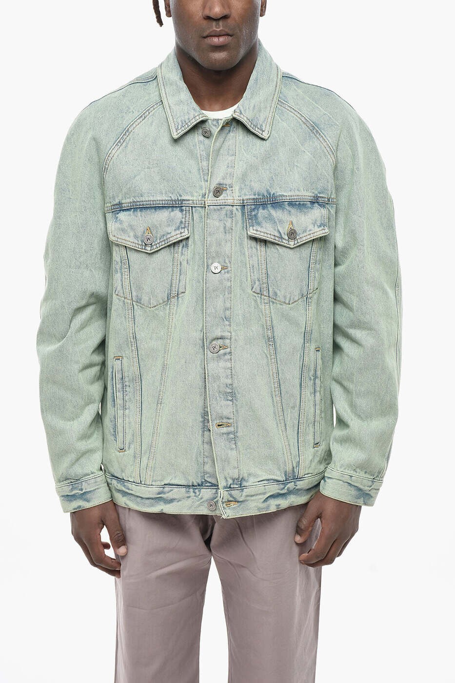 パーム エンジェルス PALM ANGELS ジャケット メンズ ブルー Jackets PMYE038S24DEN0015103 関税 送料無料 dk
