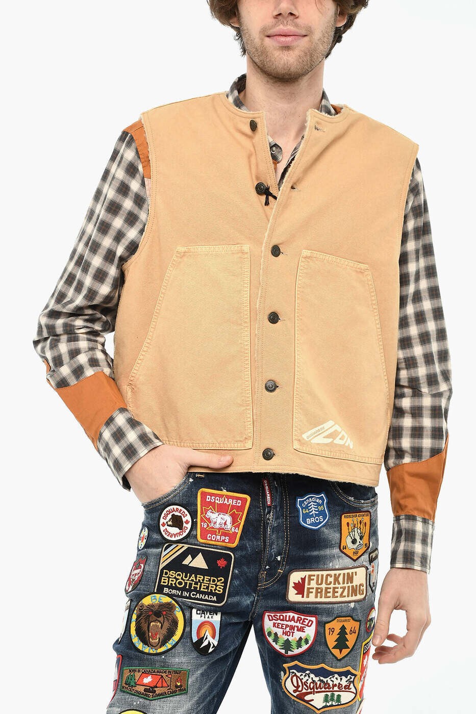 ディースクエアード DSQUARED2 フォーマル 背広 メンズ ベージュ Formal Outfits S79FB0013 D35106 109 関税 貨物輸送無料 dk
