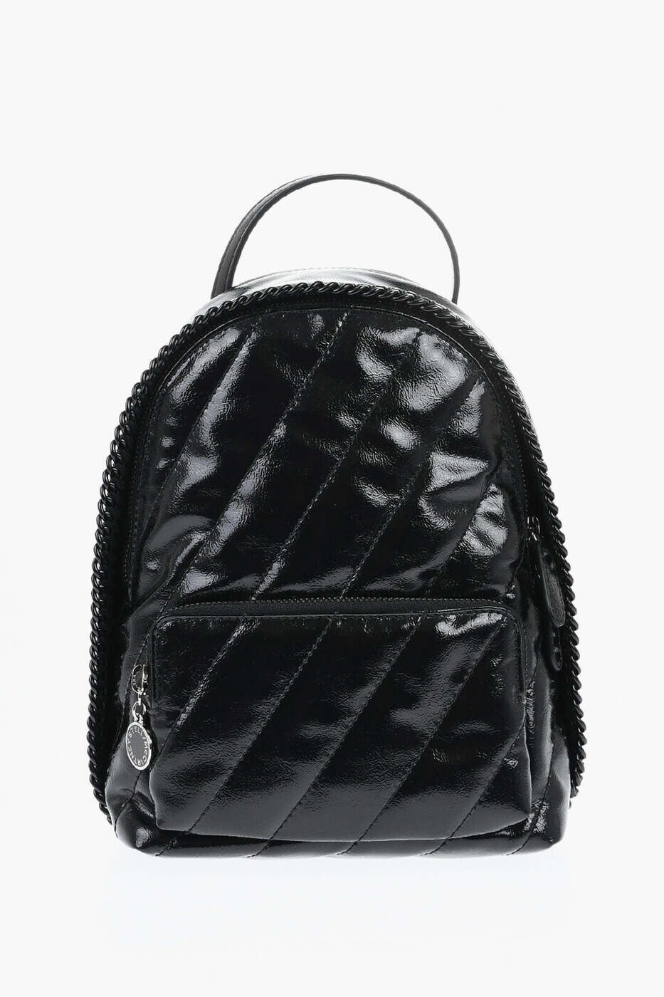 中心柱 ポールマッカートニー STELLA MCCARTNEY 背嚢 うしろ側風呂敷き包み レディース 黒いこと Backpacks and bum bags 468908W83841000 関税 貨物輸送無料 dk