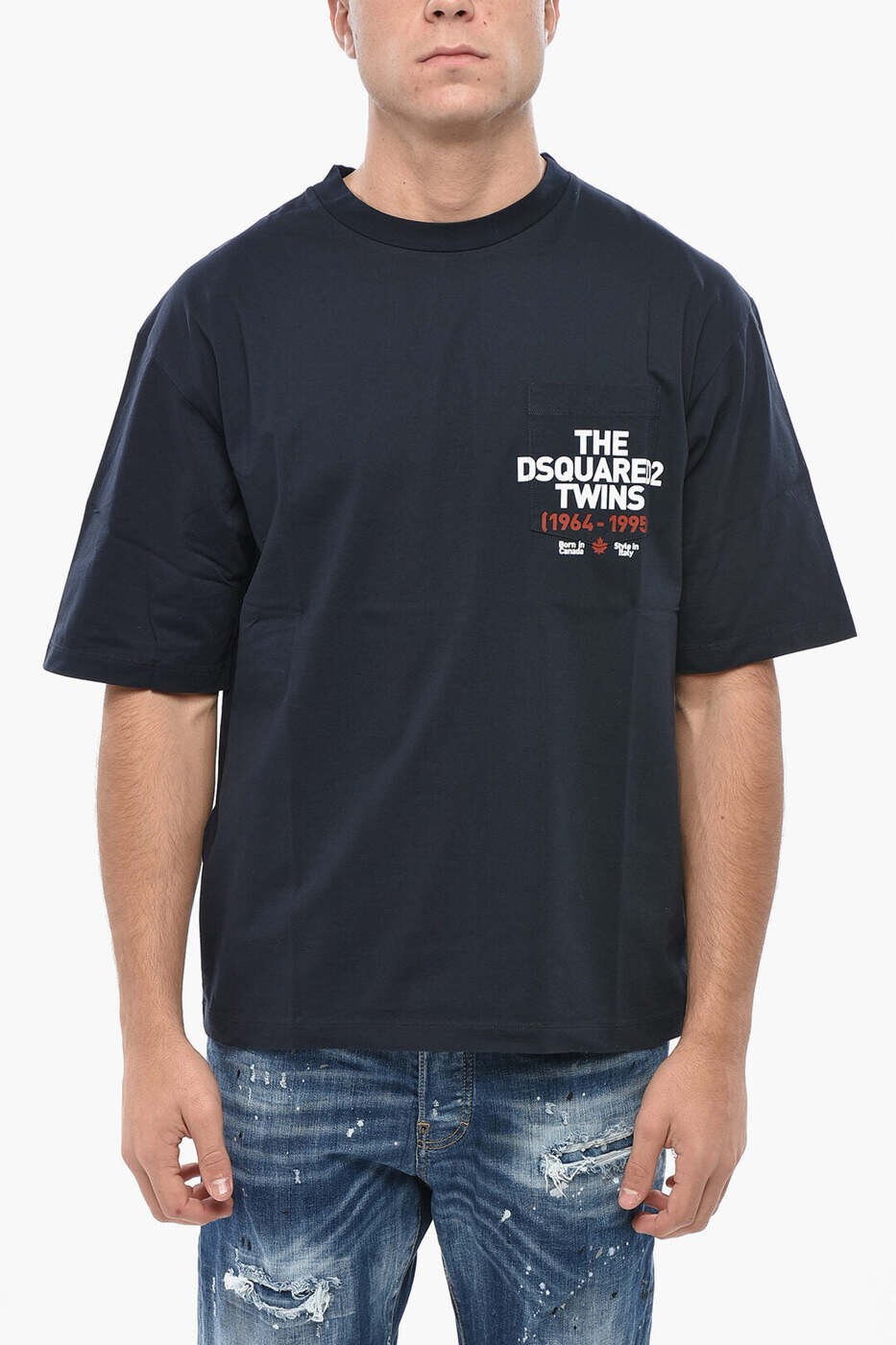 ディースクエアード DSQUARED2 Tシャツ メンズ ブルー T-shirts S74GD1407 S23009 524W 関税 送料無料 dk|BRANDSHOP「il Tesoro」