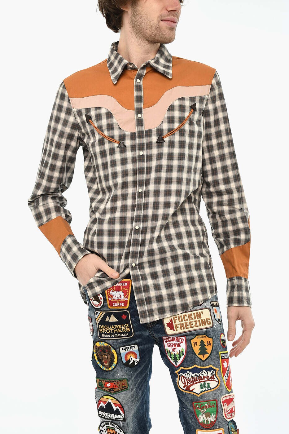 ディースクエアード DSQUARED2 シャツ メンズ マルチカラー Shirts S74DM0744 S60560 001F 関税 送料無料 dk|BRANDSHOP「il Tesoro」