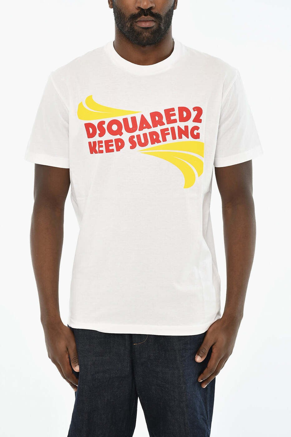 ディースクエアード DSQUARED2 Tシャツ メンズ ホワイト T-shirts S74GD1088 S23009 100 関税 送料無料 dk|BRANDSHOP「il Tesoro」