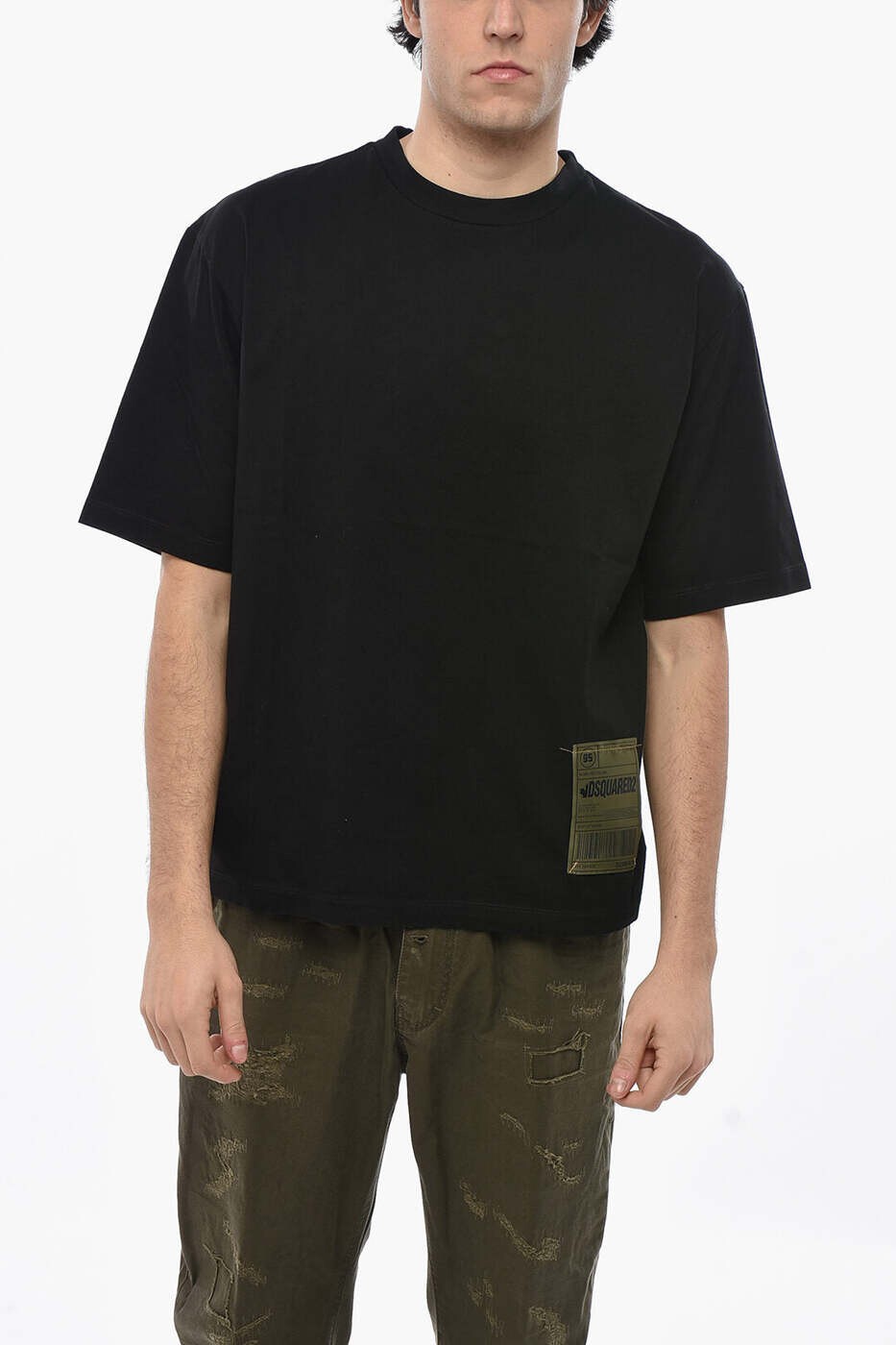 ディースクエアード DSQUARED2 ティーシャツ メンズ 黒いこと T-shirts S74GD1406 S23009 900 関税 貨物輸送無料 dk メンズファッション-Tシャツ・カットソー-トップス