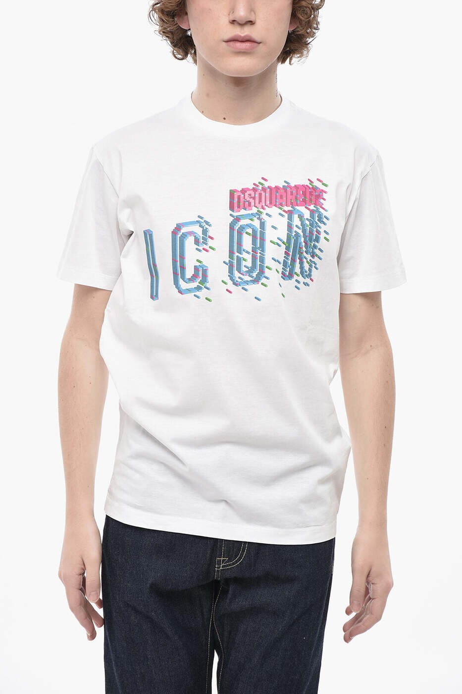 ディースクエアード DSQUARED2 Tシャツ メンズ ホワイト T-shirts S79GC0078 S23009 100 関税 送料無料 dk|BRANDSHOP「il Tesoro」