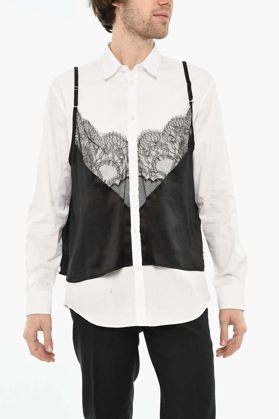 ディースクエアード DSQUARED2 シャツ メンズ ホワイト Shirts S71DM0662 S36275 100 関税 送料無料 dk|BRANDSHOP「il Tesoro」