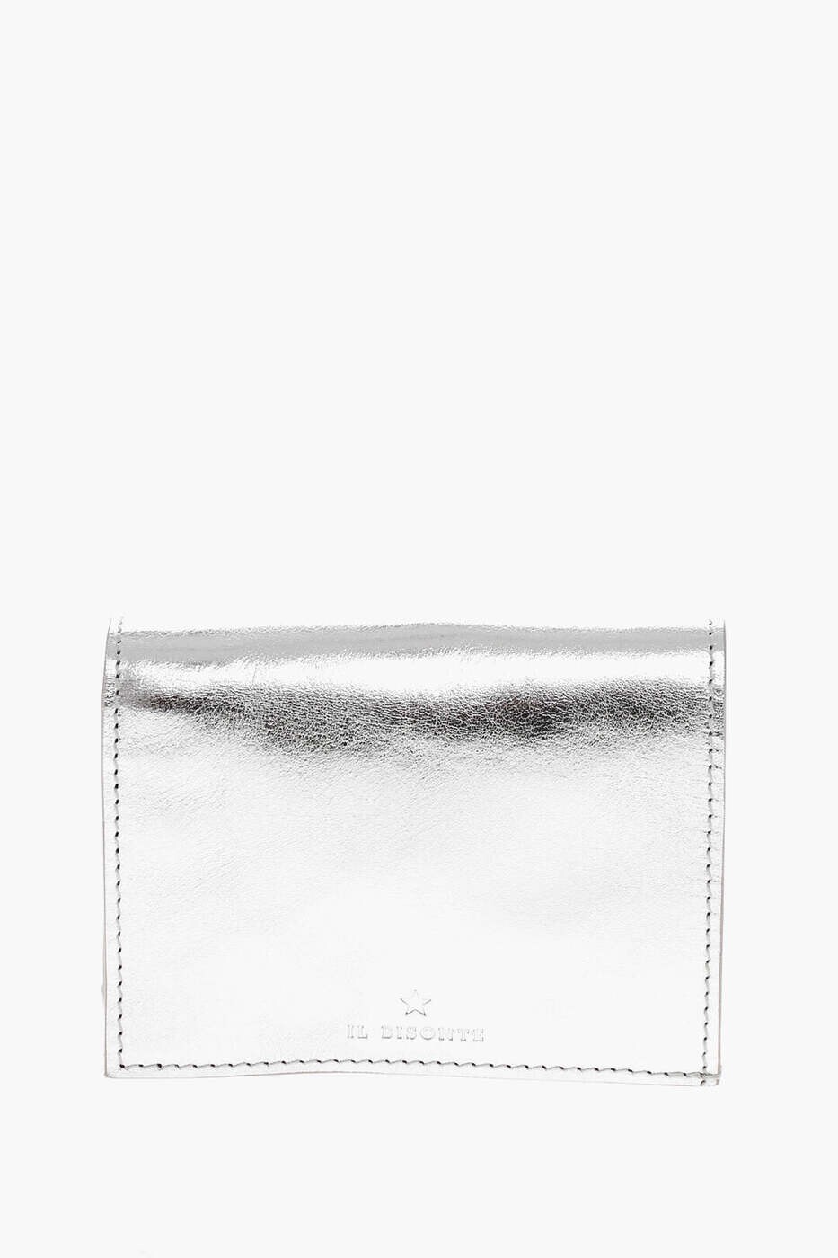 イルビゾンテ IL BISONTE 歌留多保持者 紙入れ レディース しろがね色 Wallets and Card Holders SSW014PV0012 SI103B 関税 貨物輸送無料 dk
