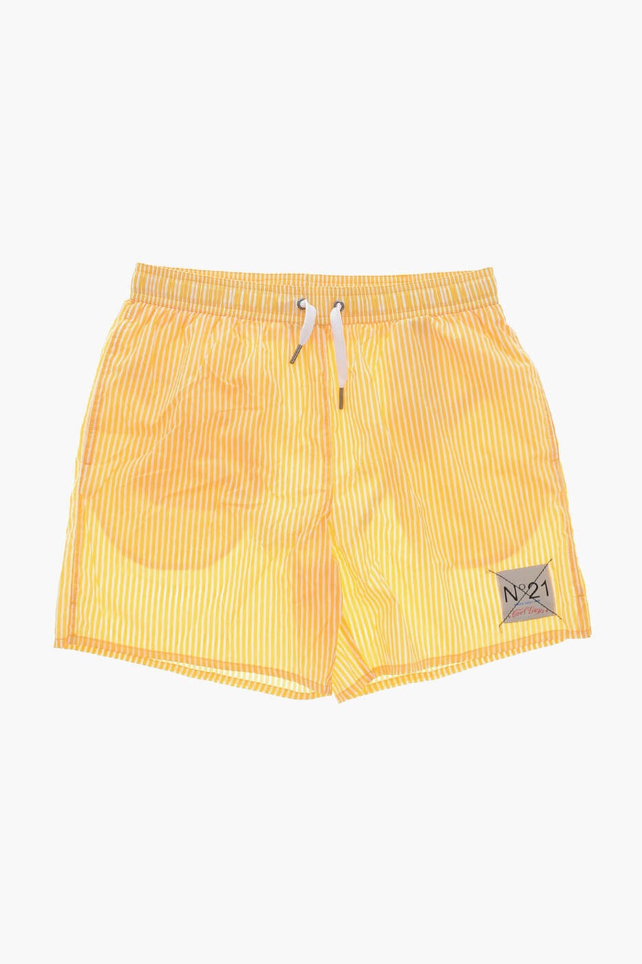 ヌメロ ヴェントゥーノ N.21 塩水ズボン下 スイムウェア ボーイズ 黄色 Swim shorts N21912 N0339 0N211 関税 貨物輸送無料 dk