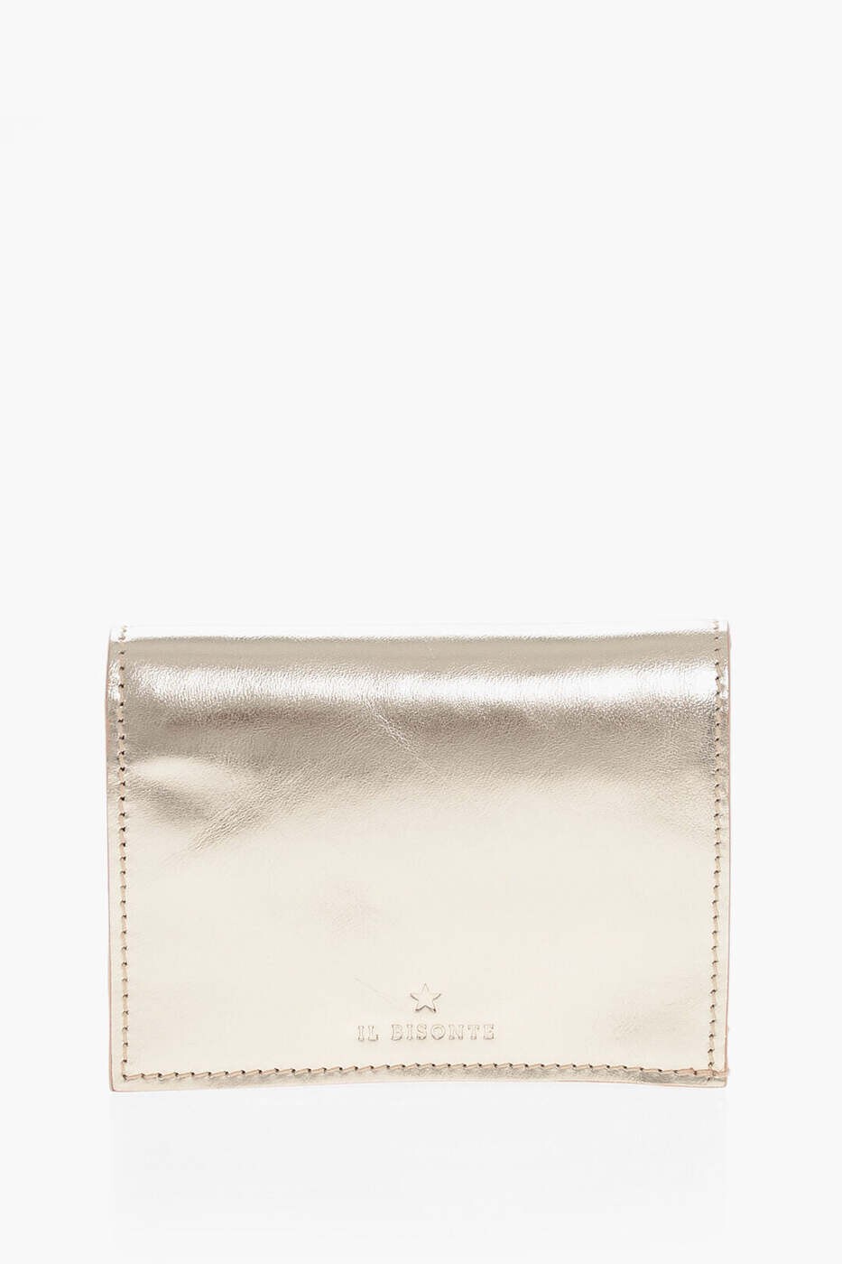 イルビゾンテ IL BISONTE 歌留多保持者 紙入れ レディース ゴールド Wallets and Card Holders SSW014PV0012 PL103B 関税 貨物輸送無料 dk