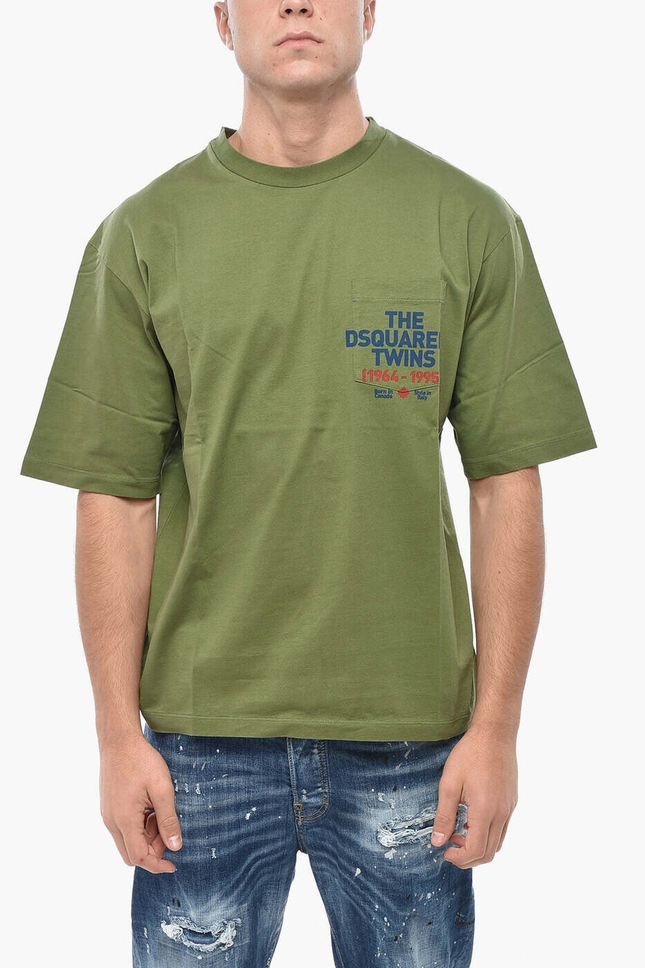 ディースクエアード DSQUARED2 Tシャツ メンズ グリーン T-shirts S74GD1407 S23009 707 関税 送料無料 dk|BRANDSHOP「il Tesoro」