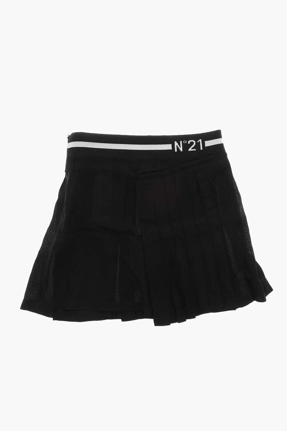 ヌメロ ヴェントゥーノ N.21 ミニ御徒面子 スコート ガールズ 黒いこと Mini-skirts N21796 N0314 0N900 関税 貨物輸送無料 dk