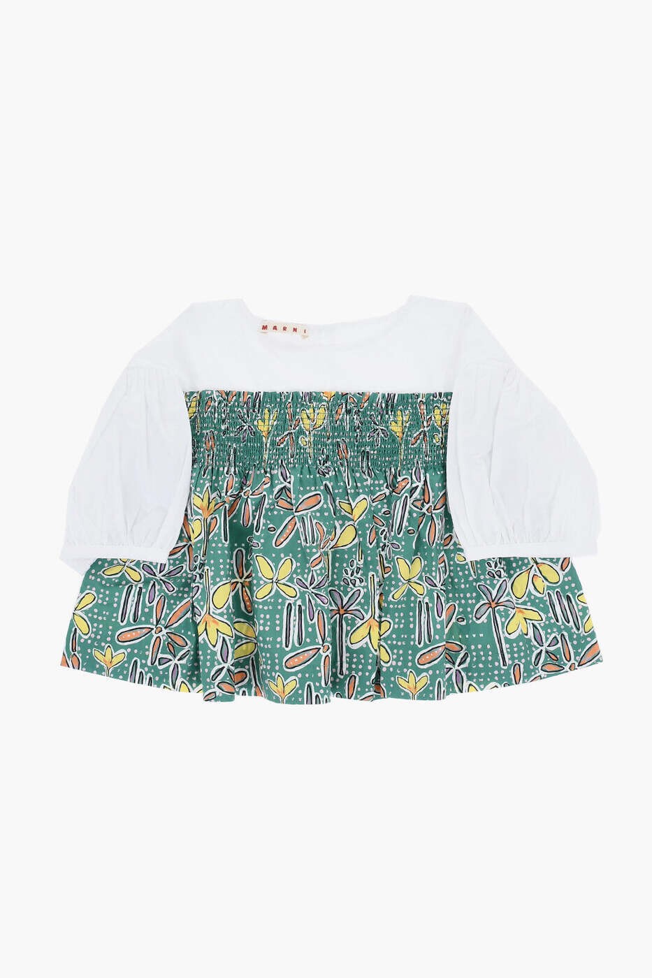 マルニ MARNI ポロシャツ トップス ガールズ ホワイト Polo shirts M01016 M00RU 0M535 関税 送料無料 dk|BRANDSHOP「il Tesoro」