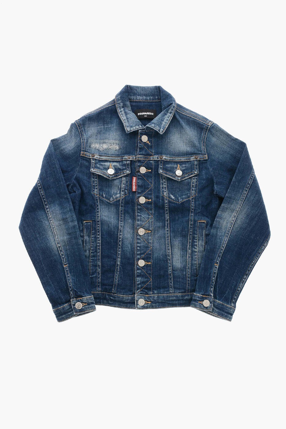 ディースクエアード DSQUARED2 ボンバージャケット 上衣 ボーイズ 青色 Bomber jackets DQ2254 D0A7G DQ01 関税 貨物輸送無料 dk