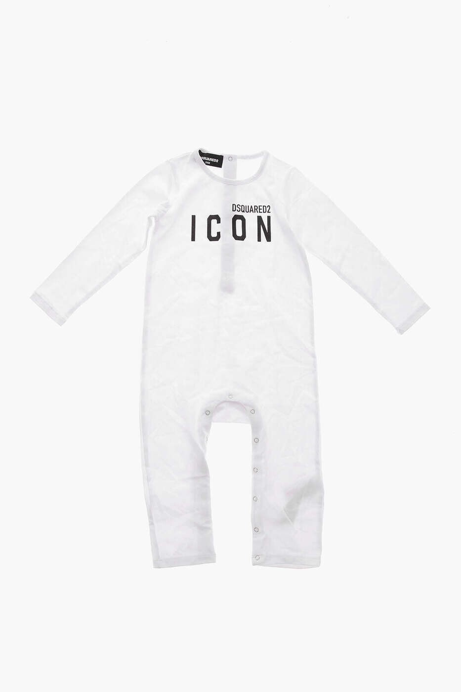 ディースクエアード DSQUARED2 アンダー御召しもの ボーイズ 白いこと Bodysuits DQ2058 D008J DQ100 関税 貨物輸送無料 dk