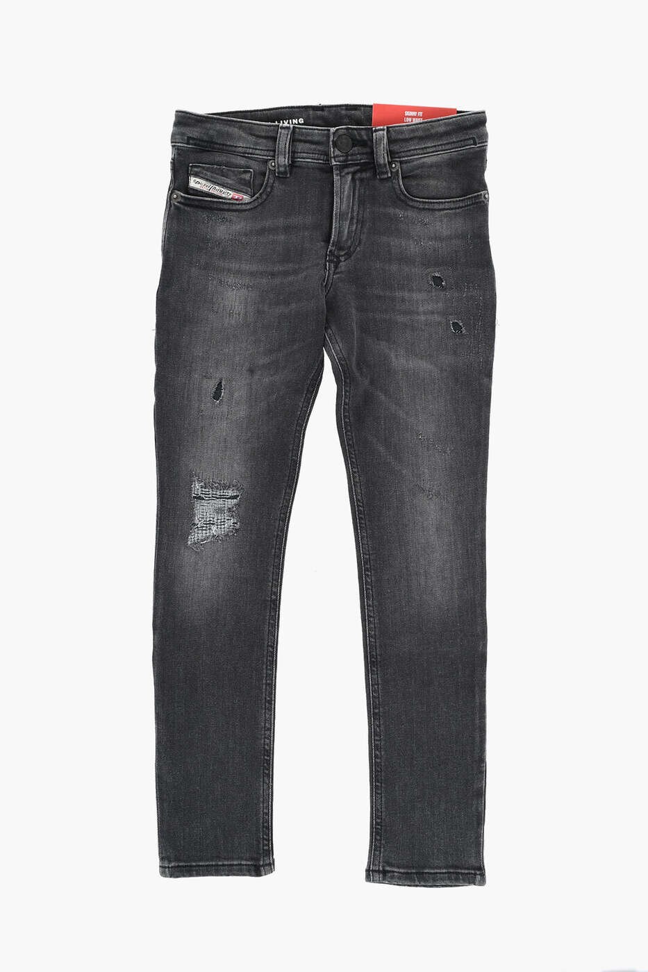 ディーゼル DIESEL レギュラーフィットジーンズ デニム ボーイズ グレー Regular fit jeans J00807 KXBHH K02 関税 送料無料 dk|BRANDSHOP「il Tesoro」