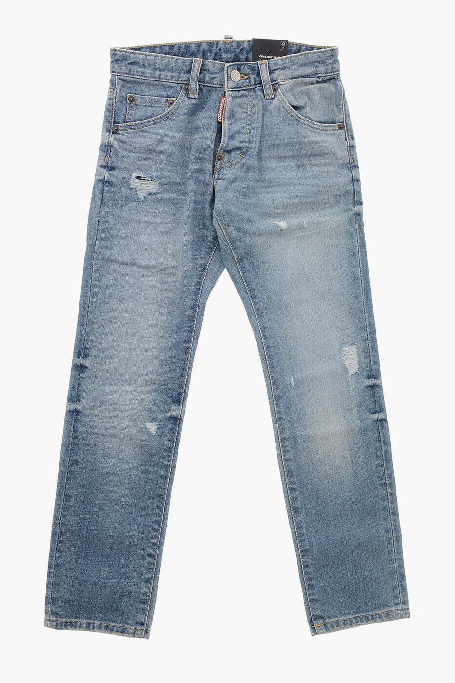 ディースクエアード DSQUARED2 レギュラーフィットジーンズ ジーンズ ボーイズ 青碧 Regular fit jeans DQ0236 D0A6P DQ01 関税 貨物輸送無料 dk