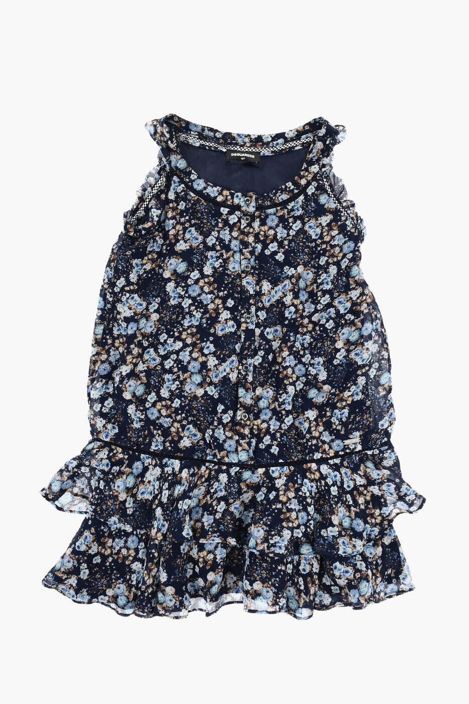 ディースクエアード DSQUARED2 ロング御召しもの 御召しもの ガールズ 青碧 Long dresses DQ1527 D0A36 DQ875 関税 貨物輸送無料 dk