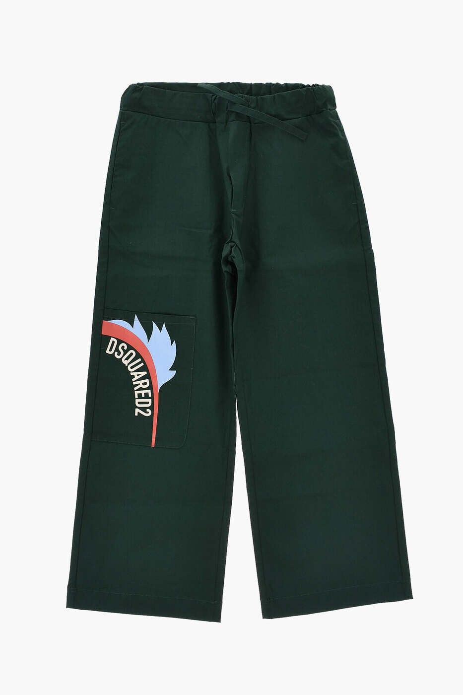ディースクエアード DSQUARED2 パンツ ボーイズ グリーン Cargo trousers DQ2173 D0A74 DQ522 関税 送料無料 dk｜BRANDSHOP「il Tesoro」
