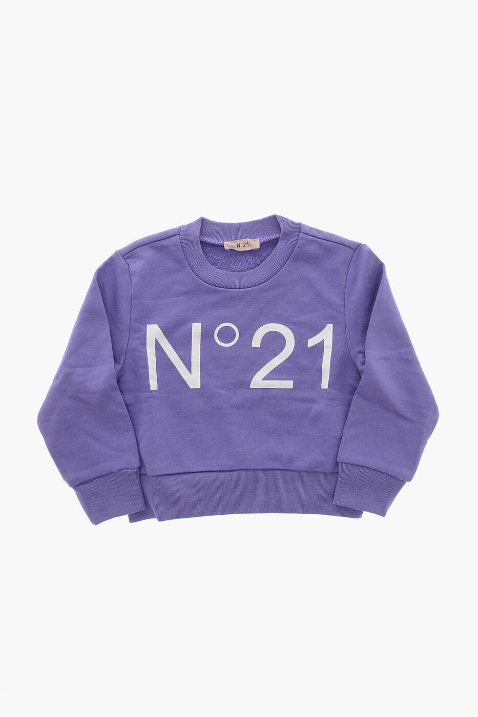 ヌメロ ヴェントゥーノ N.21 クルーネックスウェットシャツ 調教師 ガールズ パープル Crew neck sweatshirts N21574 N0154 0N602 関税 貨物輸送無料 dk