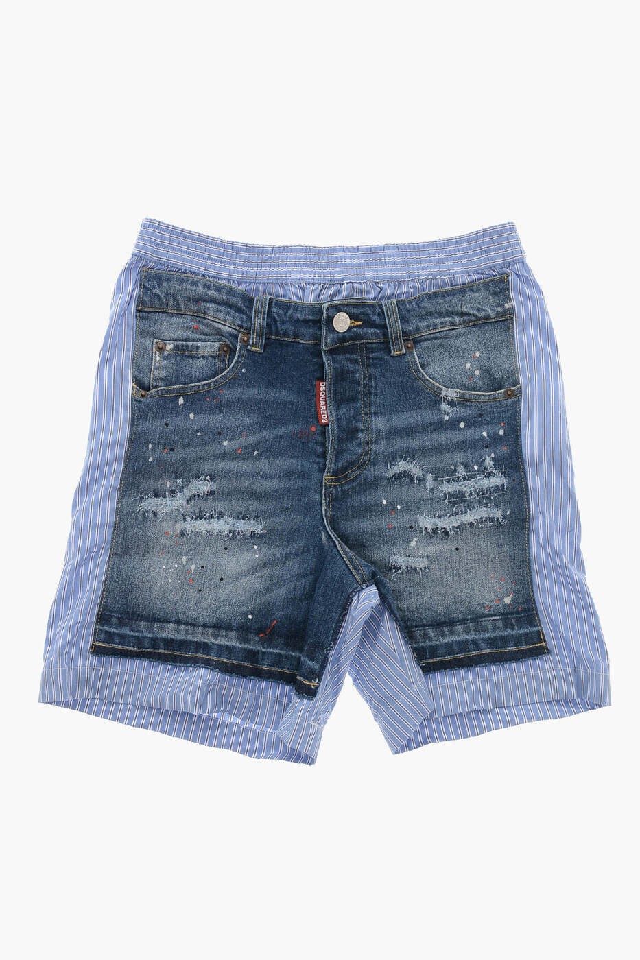 ディースクエアード DSQUARED2 遊撃手ズボン下 ズボン下 さる股引き ボーイズ 青色 Shorts DQ2282 D0012 DQC31 関税 貨物輸送無料 dk