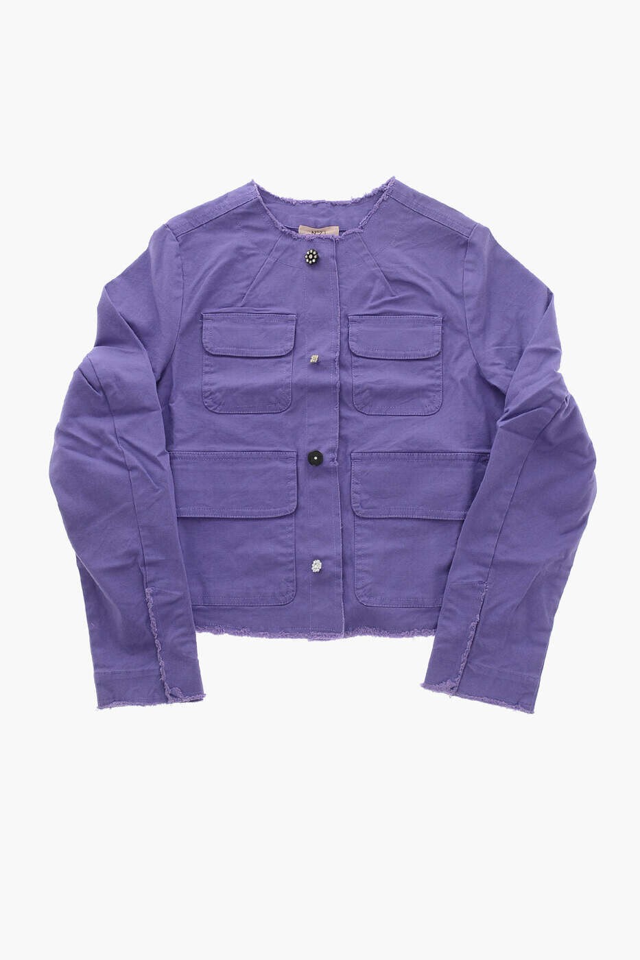 ヌメロ ヴェントゥーノ N.21 バイカージャケット ジャケット ガールズ パープル Biker jackets N21854 N0341 0N602 関税 送料無料 dk|BRANDSHOP「il Tesoro」