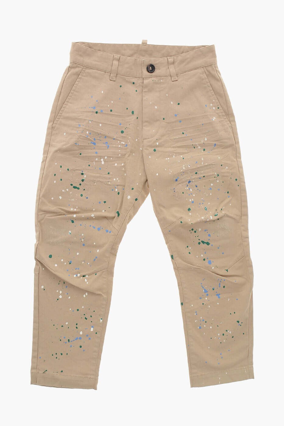 ディースクエアード DSQUARED2 ズボン下 ボーイズ ベージュ Cargo trousers DQ2278 D0A89 DQ707 関税 貨物輸送無料 dk