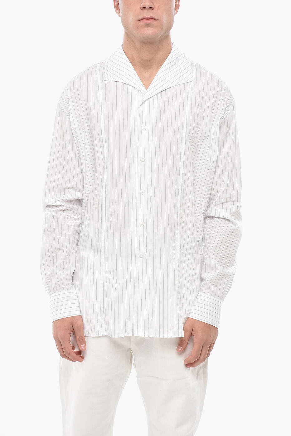 1989 STUDIO シャツ メンズ ホワイト Shirts S03MFC005FAB0054000 関税 送料無料 dk|BRANDSHOP「il Tesoro」