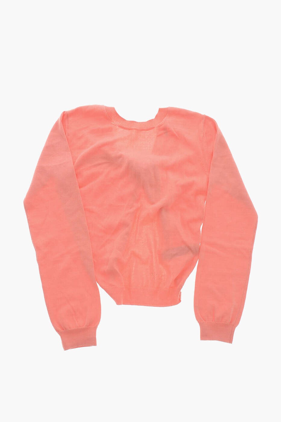 ヌメロ ヴェントゥーノ N.21 クルーネックジャンパー 編み物御召しもの ガールズ サクラ色 Crew neck jumpers N21858 N0202 0N409 関税 貨物輸送無料 dk