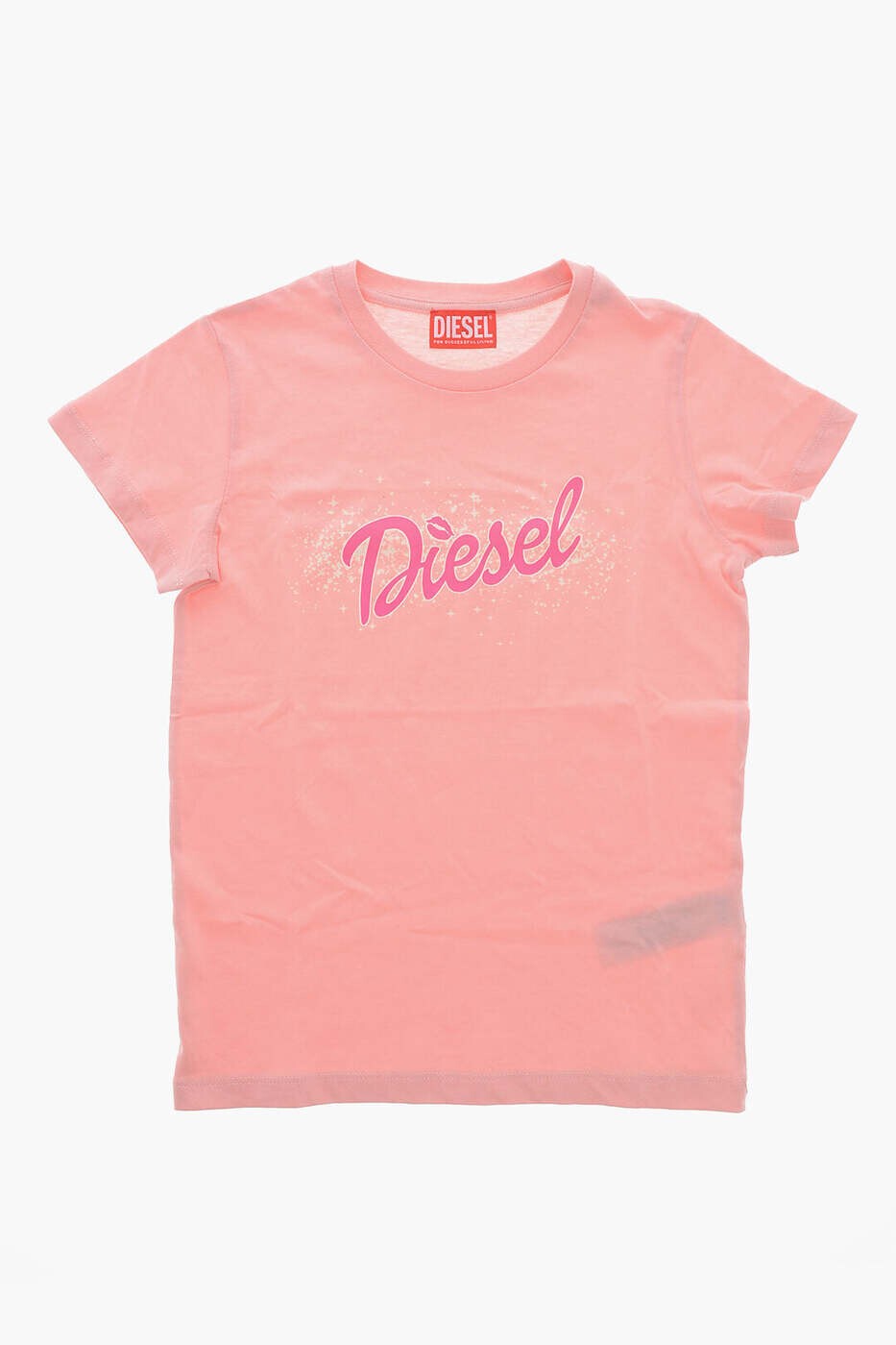 ディーゼル DIESEL ロング捩りプルオーバー プルオーバー ガールズ サクラ色 Long sleeve t-shirts J02153 KYAWX K341 関税 貨物輸送無料 dk