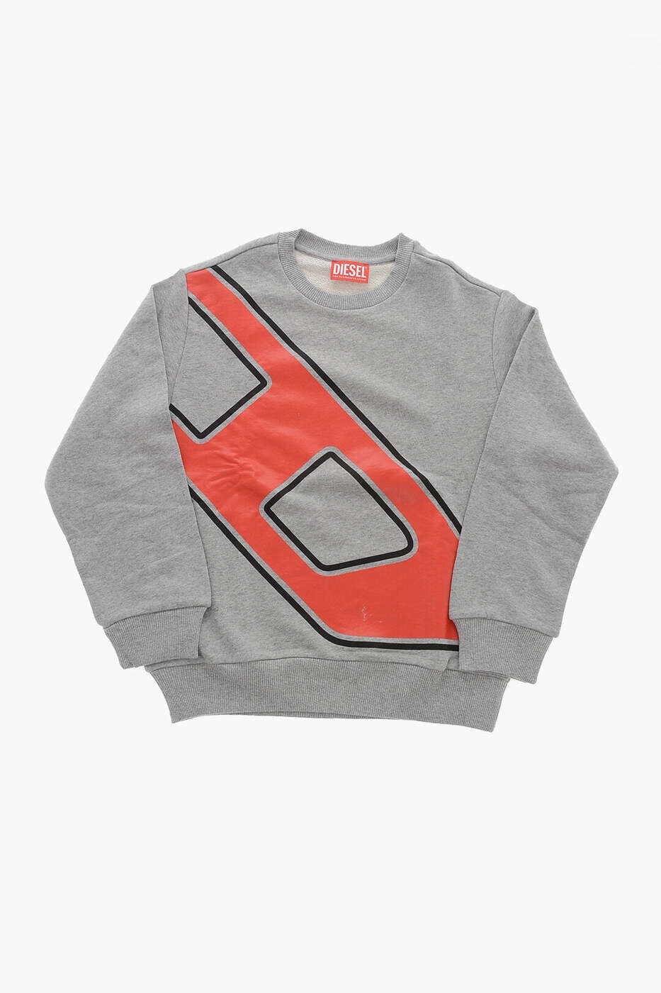 ディーゼル DIESEL クルーネックスウェットシャツ 調教師 ボーイズ 薄墨色 Crew neck sweatshirts J01906 KYAYE K963 関税 貨物輸送無料 dk