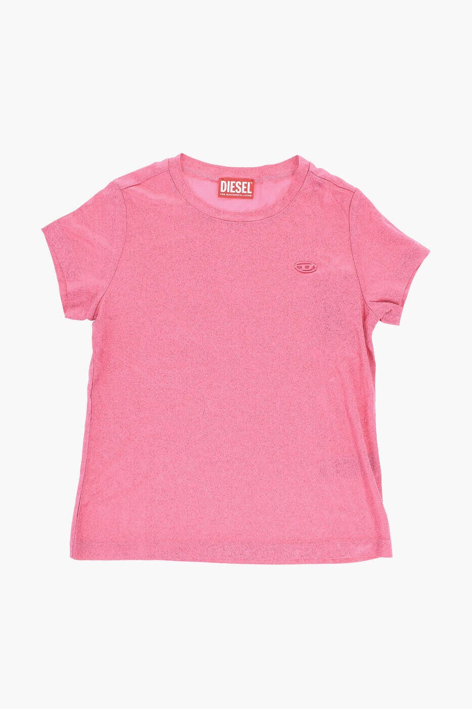 ディーゼル DIESEL ロング衣袂ティーシャツ ティーシャツ ガールズ サクラ色 Long sleeve t-shirts J01831 KYAXJ K378 関税 貨物輸送無料 dk