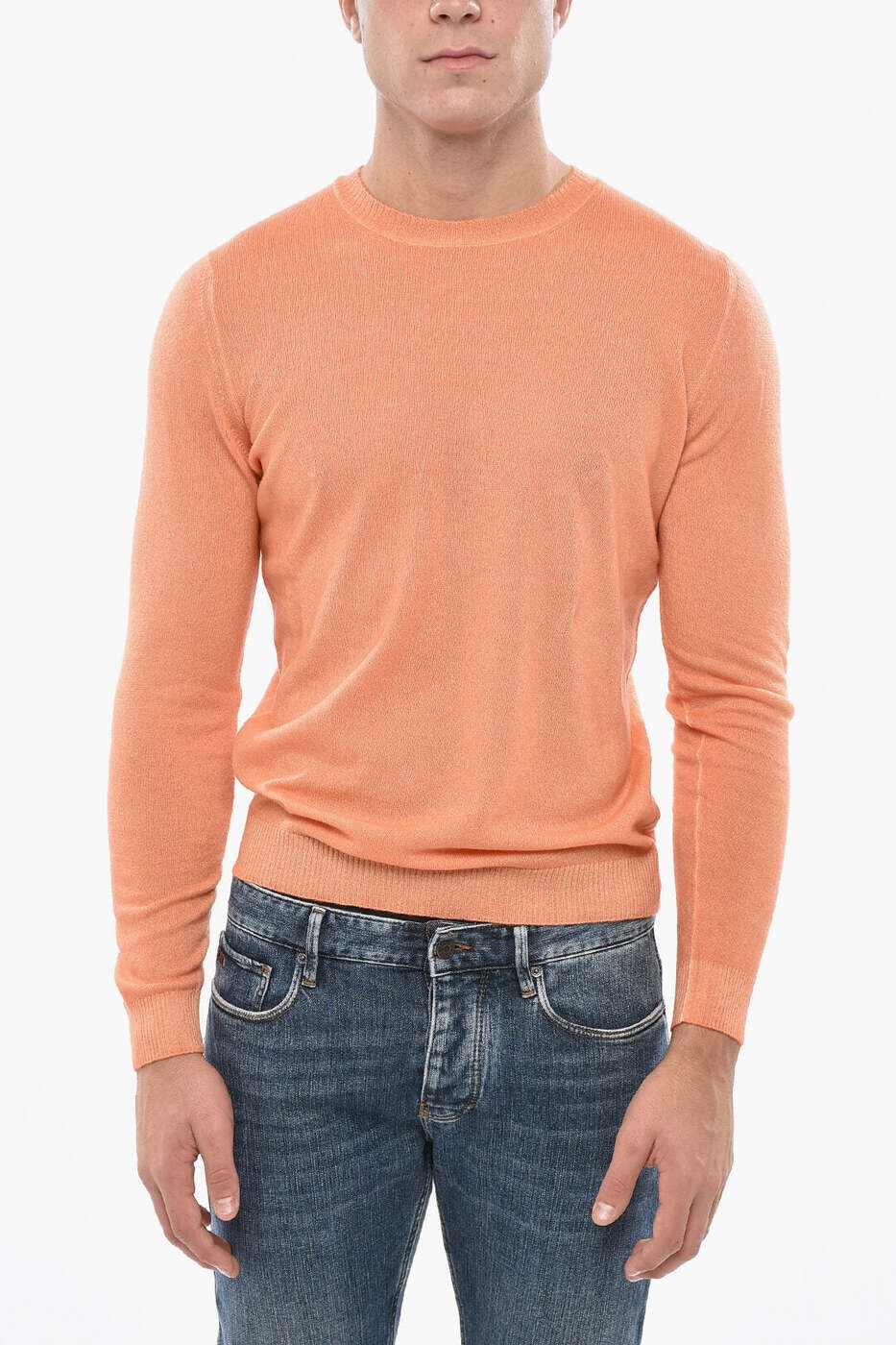 マーロ MALO セーター ニットウェア メンズ オレンジ Knitwear UXA140 F1K23 E3196 関税 送料無料 dk｜BRANDSHOP「il Tesoro」
