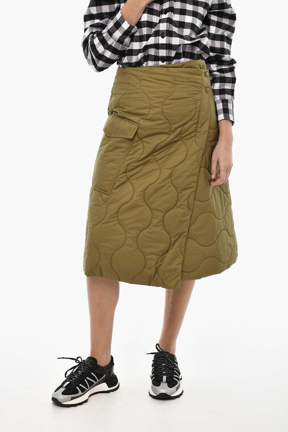 ウールリッチ WOOLRICH スカート レディース グリーン Skirts CFWWSK0044FRUT3069 6439 関税 送料無料 dk|BRANDSHOP「il Tesoro」