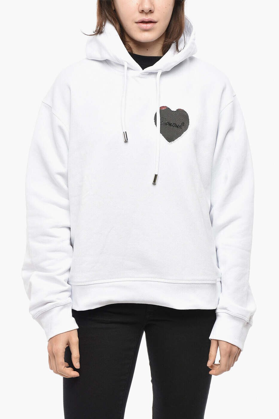 ディースクエアード DSQUARED2 調教師 レディース 白いこと Sweatshirts S75GU0519 S25551 100 関税 貨物輸送無料 dk