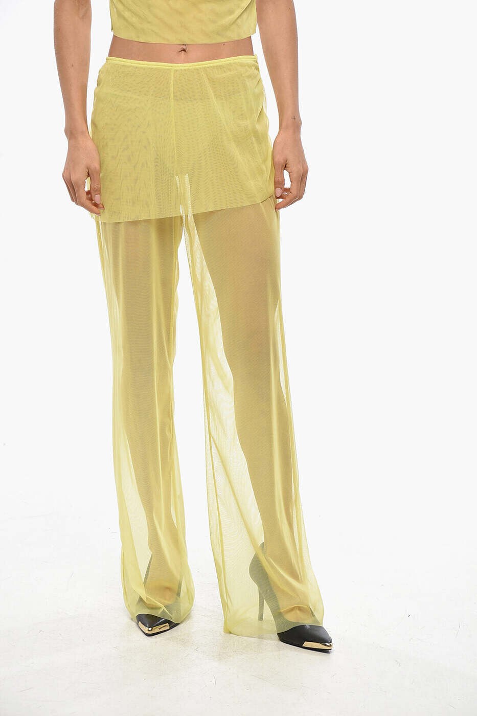 エクセリア EXILIA ズボン パンツ レディース イエロー Trousers RSWE04PT010TU851 629 関税 送料無料 dk｜BRANDSHOP「il Tesoro」