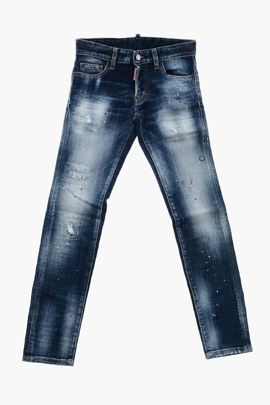 ディースクエアード DSQUARED2 レギュラーフィットジーンズ ジーンズ ボーイズ 青色 Regular fit jeans KDQ1338D0A09DQ01 関税 貨物輸送無料 dk