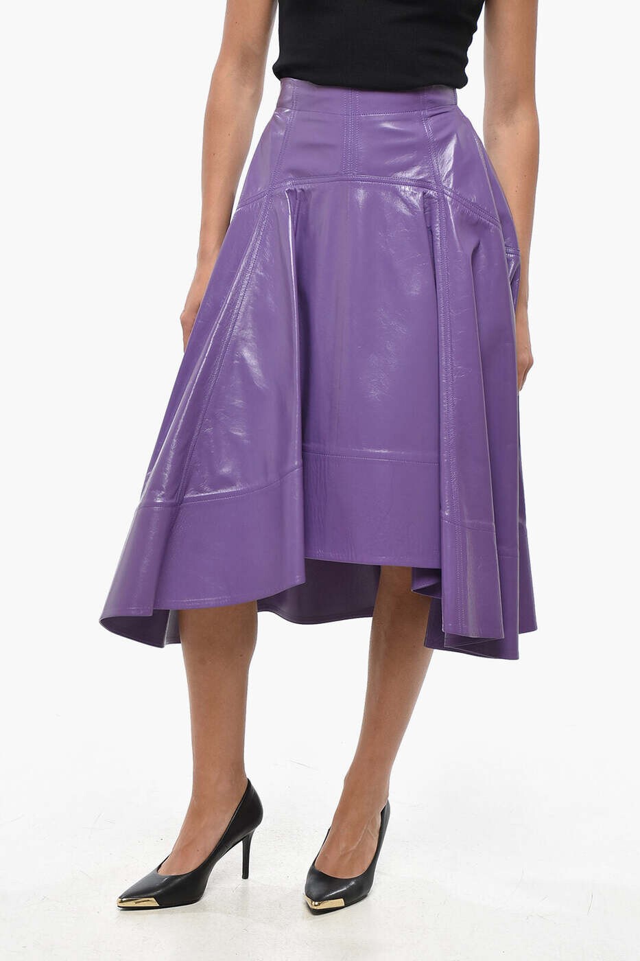 ボッテガ ヴェネタ BOTTEGA VENETA スコート レディース パープル Skirts 716284VKLC05305 関税 貨物輸送無料 dk