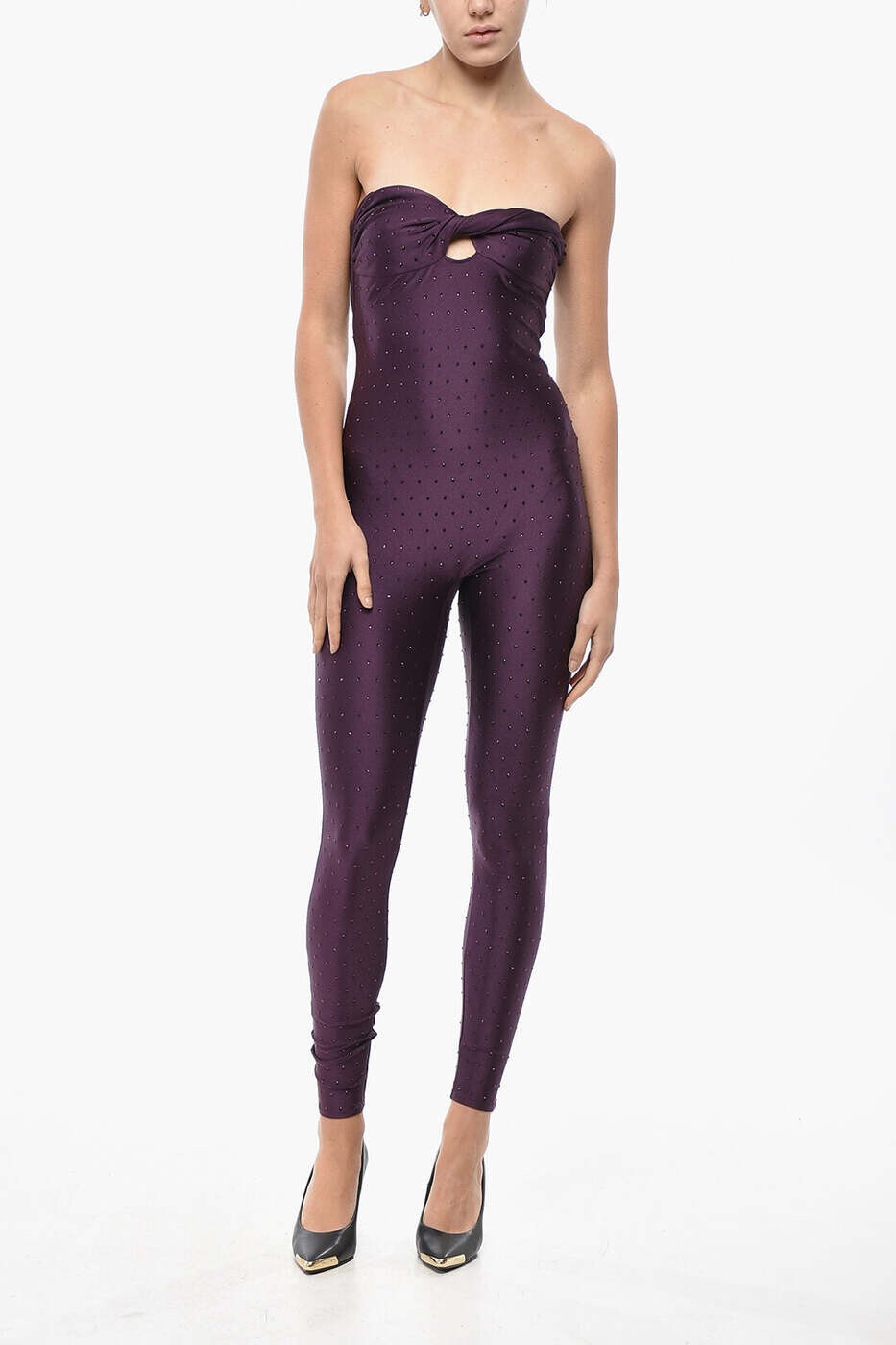 THE ANDAMANE セットアップ オールインワン レディース パープル Jumpsuits TM160175B/ROUGENOIR 関税 貨物輸送無料 dk