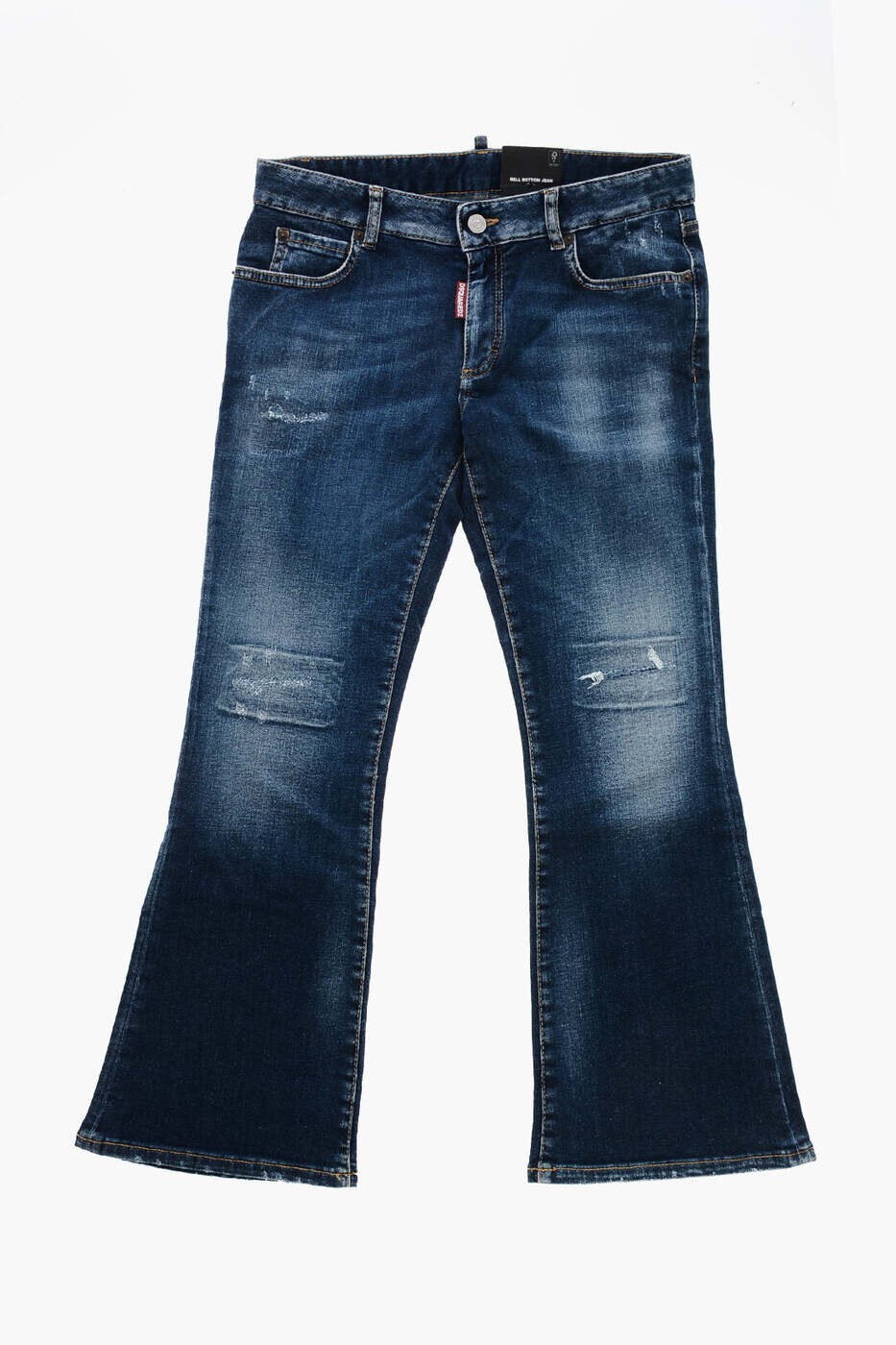 ディースクエアード DSQUARED2 レギュラーフィットジーンズ ジーンズ ガールズ 青色 Regular fit jeans KDQ0921D0A2PDQ01 関税 貨物輸送無料 dk