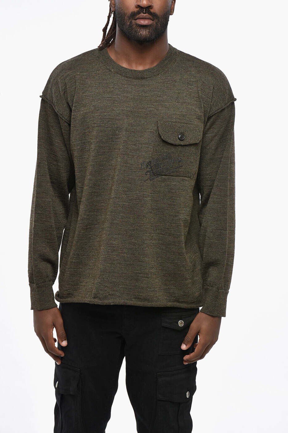 ディースクエアード DSQUARED2 セーター ニットウェア メンズ グリーン Knitwear S74HA1344S18312727 関税 送料無料 dk｜BRANDSHOP「il Tesoro」
