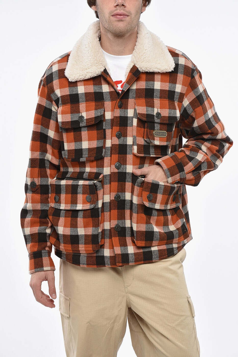ディースクエアード DSQUARED2 ジャケット メンズ マルチカラー Jackets S74AM1437S78087001F 関税 送料無料 dk|BRANDSHOP「il Tesoro」