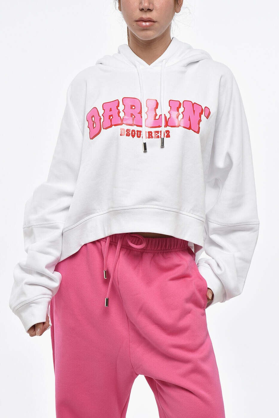 ディースクエアード DSQUARED2 調教師 レディース 白いこと Sweatshirts S72GU0442S25516100 関税 貨物輸送無料 dk