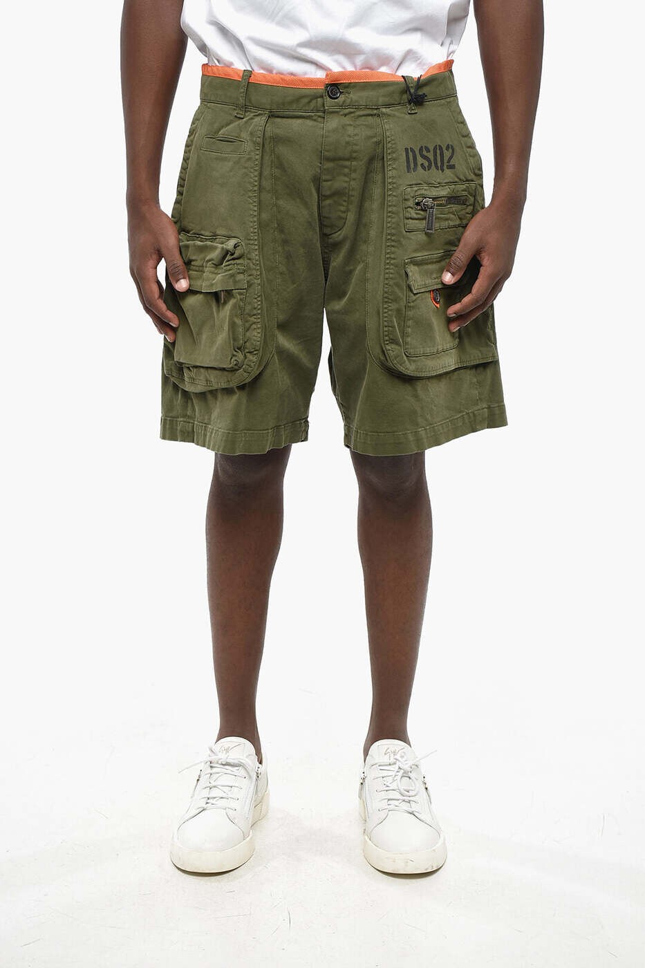 ディースクエアード DSQUARED2 ショーツ メンズ グリーン Shorts S71MU0767S52240693 関税 送料無料 dk|BRANDSHOP「il Tesoro」