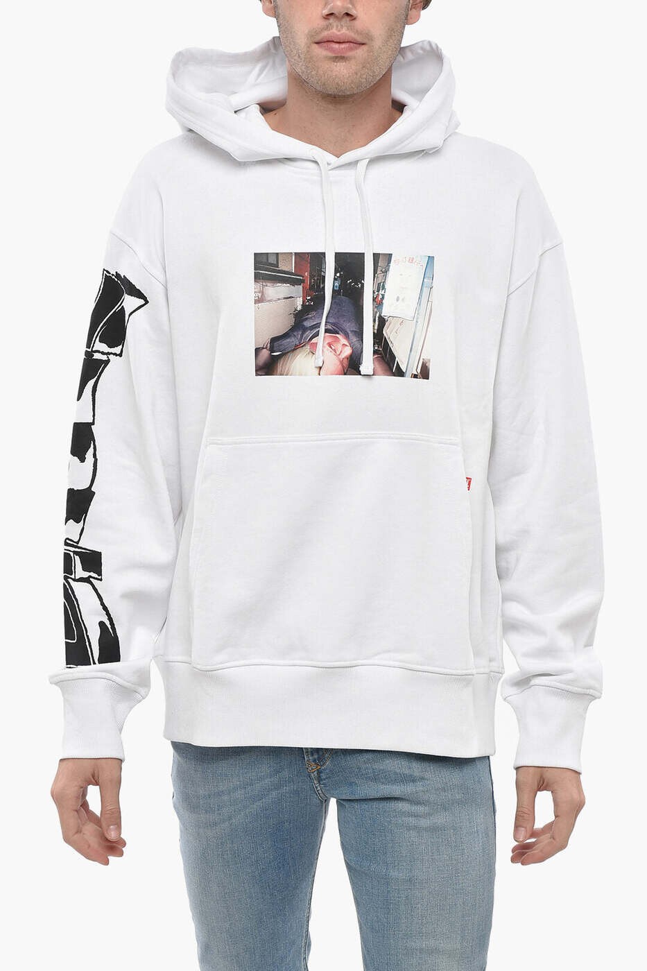 ディーゼル DIESEL スウェットシャツ トレーナー メンズ ホワイト Sweatshirts A03592 0IEAX 100 関税 送料無料 dk|BRANDSHOP「il Tesoro」