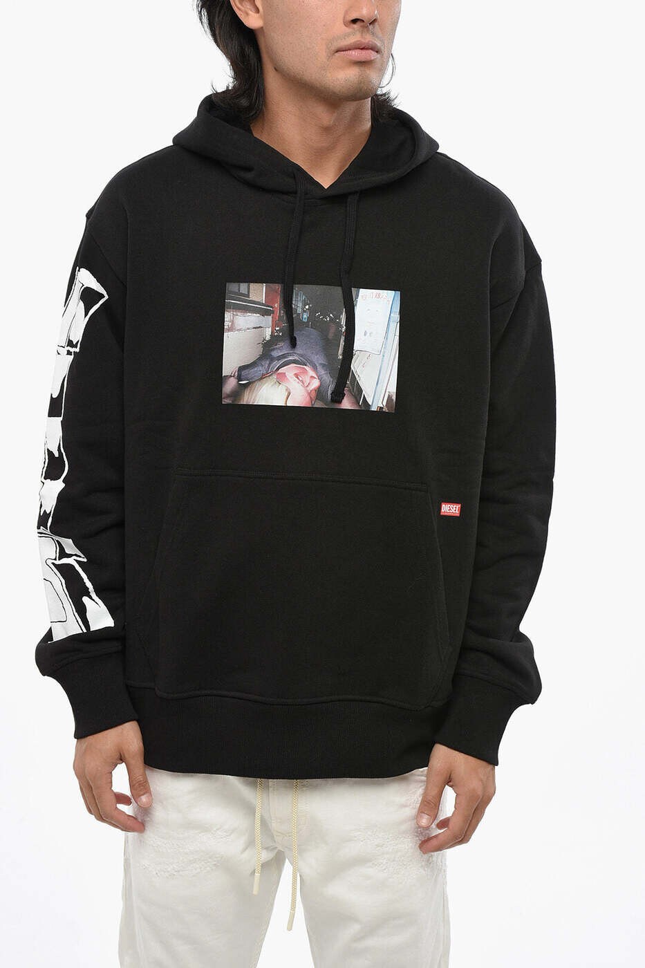 ディーゼル DIESEL スウェットシャツ トレーナー メンズ ブラック Sweatshirts A03592 0IEAX 9XX 関税 送料無料 dk｜BRANDSHOP「il Tesoro」