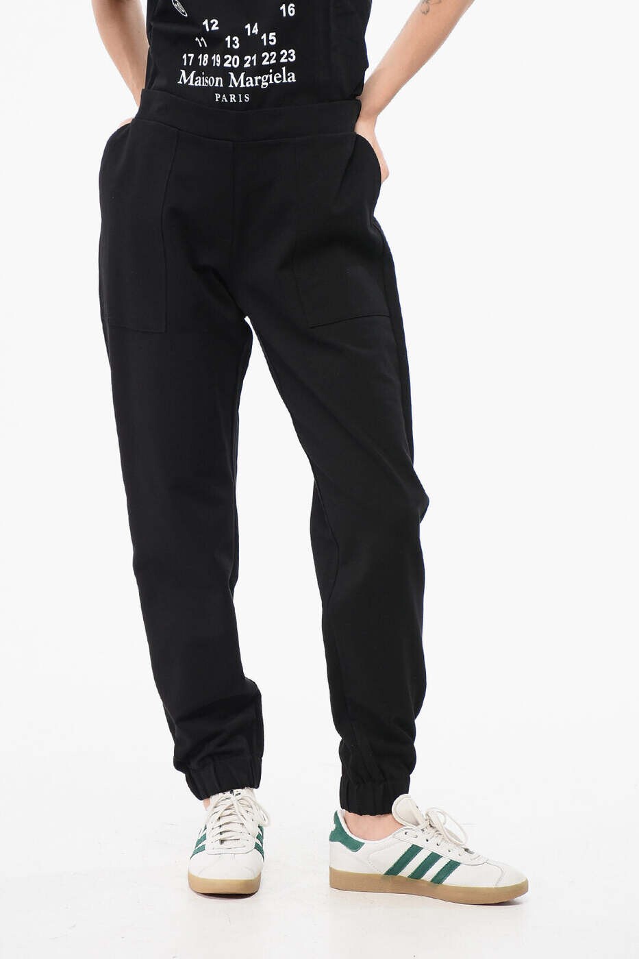 OBLO UNIQUE ズボン パンツ レディース ブラック Trousers IP067T11305 関税 送料無料 dk