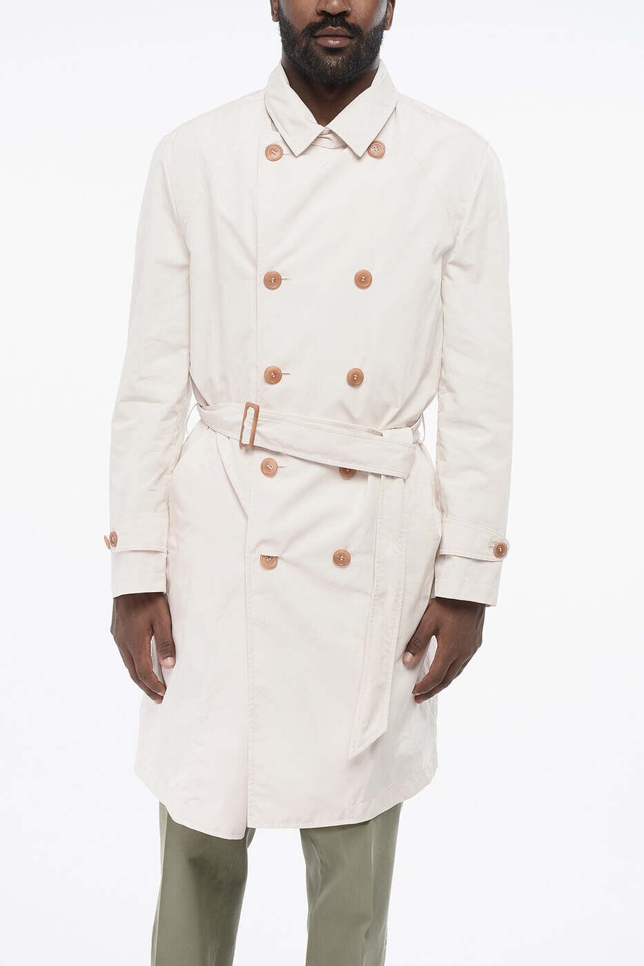ブルネロ クチネリ BRUNELLO CUCINELLI トレンチ 厚地の外套 メンズ 白いこと Coats and Trench MD4796187 TD479 C4134 関税 貨物輸送無料 dk
