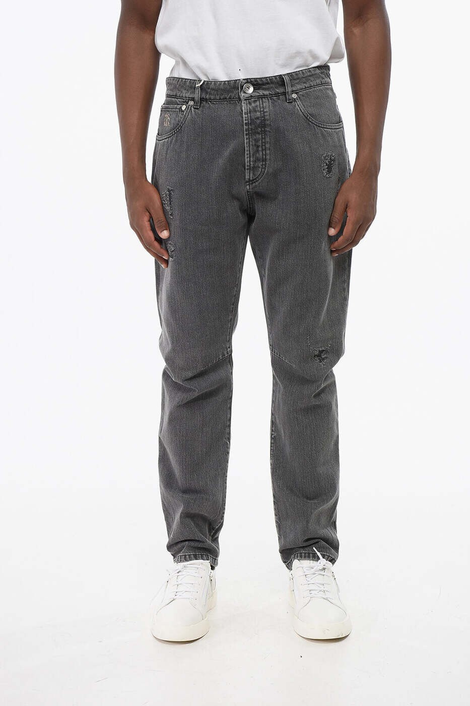 ブルネロ クチネリ BRUNELLO CUCINELLI デニム メンズ グレー Jeans ME245X2340 TE245 C1482 関税 送料無料 dk｜BRANDSHOP「il Tesoro」