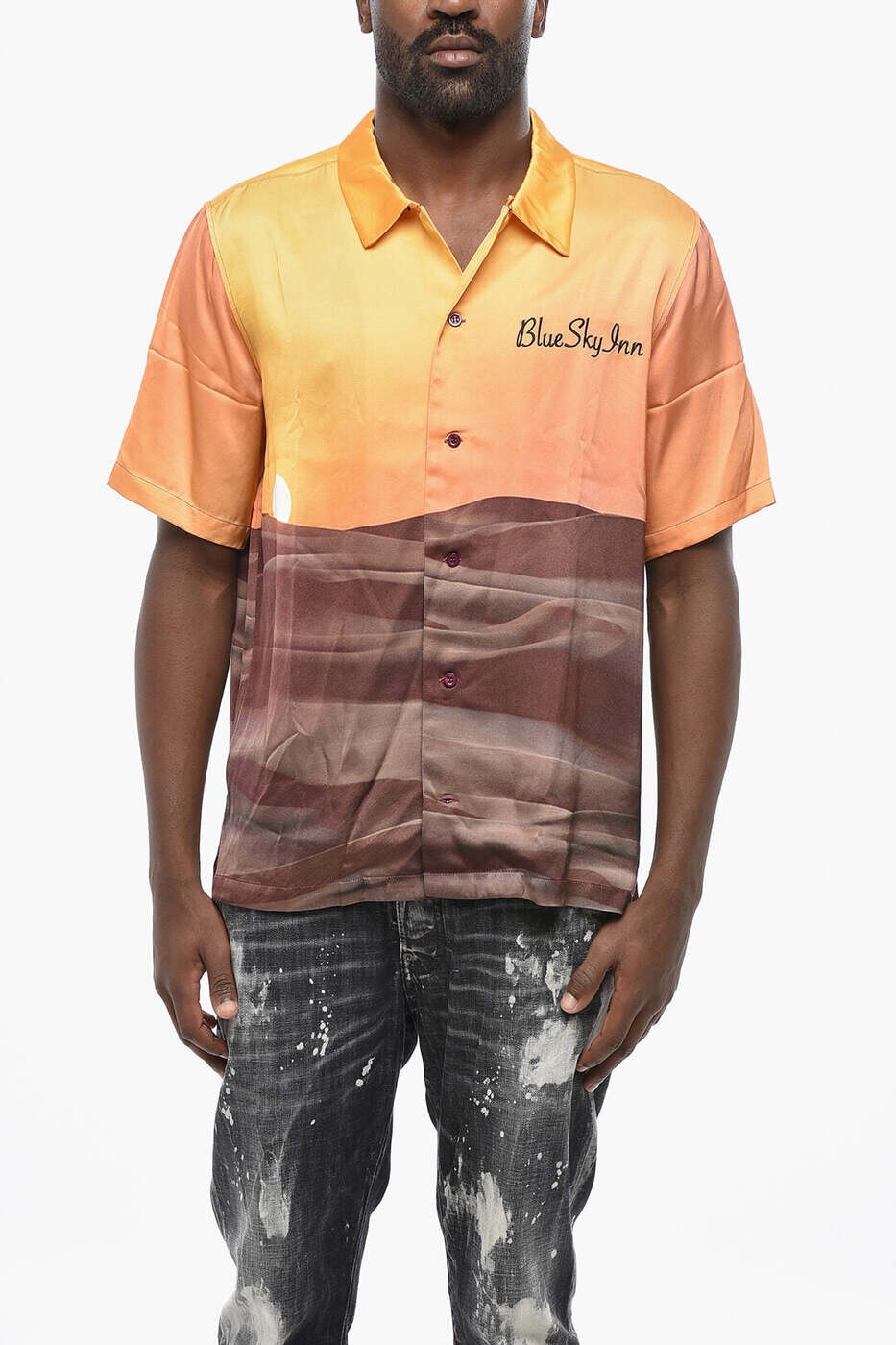 BLUE SKY INN シャツ メンズ マルチカラー Shirts BS2302SH035 DUNE 関税 送料無料 dk|BRANDSHOP「il Tesoro」