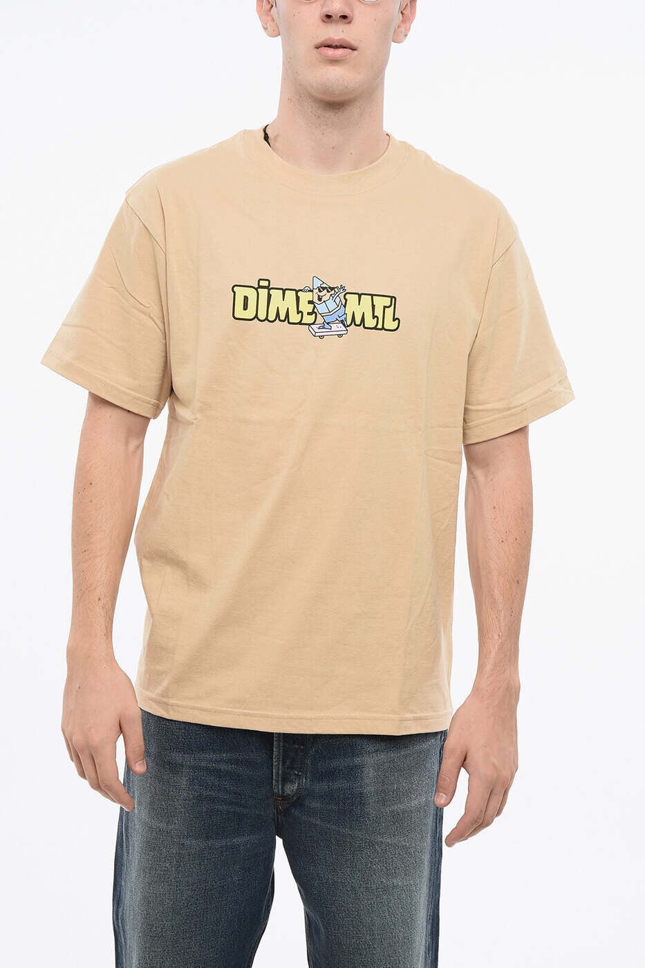 ダイム DIME プルオーバー メンズ ベージュ T-shirts DIME23D1F29SAN SAND 関税 貨物輸送無料 dk